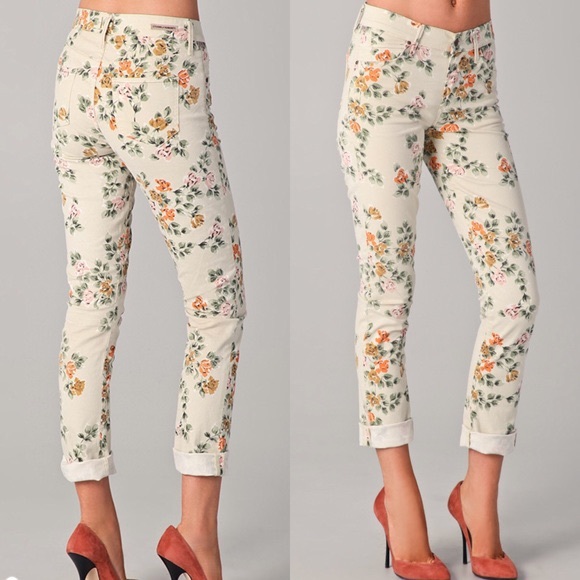 CITIZENS of Humanity Mandy High Rise Floral Skinny Jeans - Picture 2 of 10